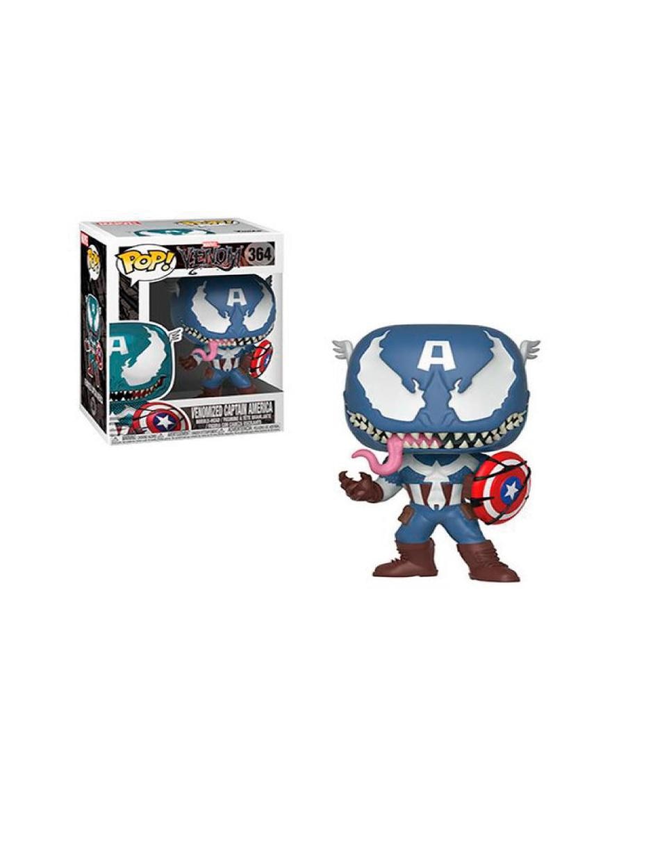 Figura Pop! Capitan America Venomizado Marvel Venom
