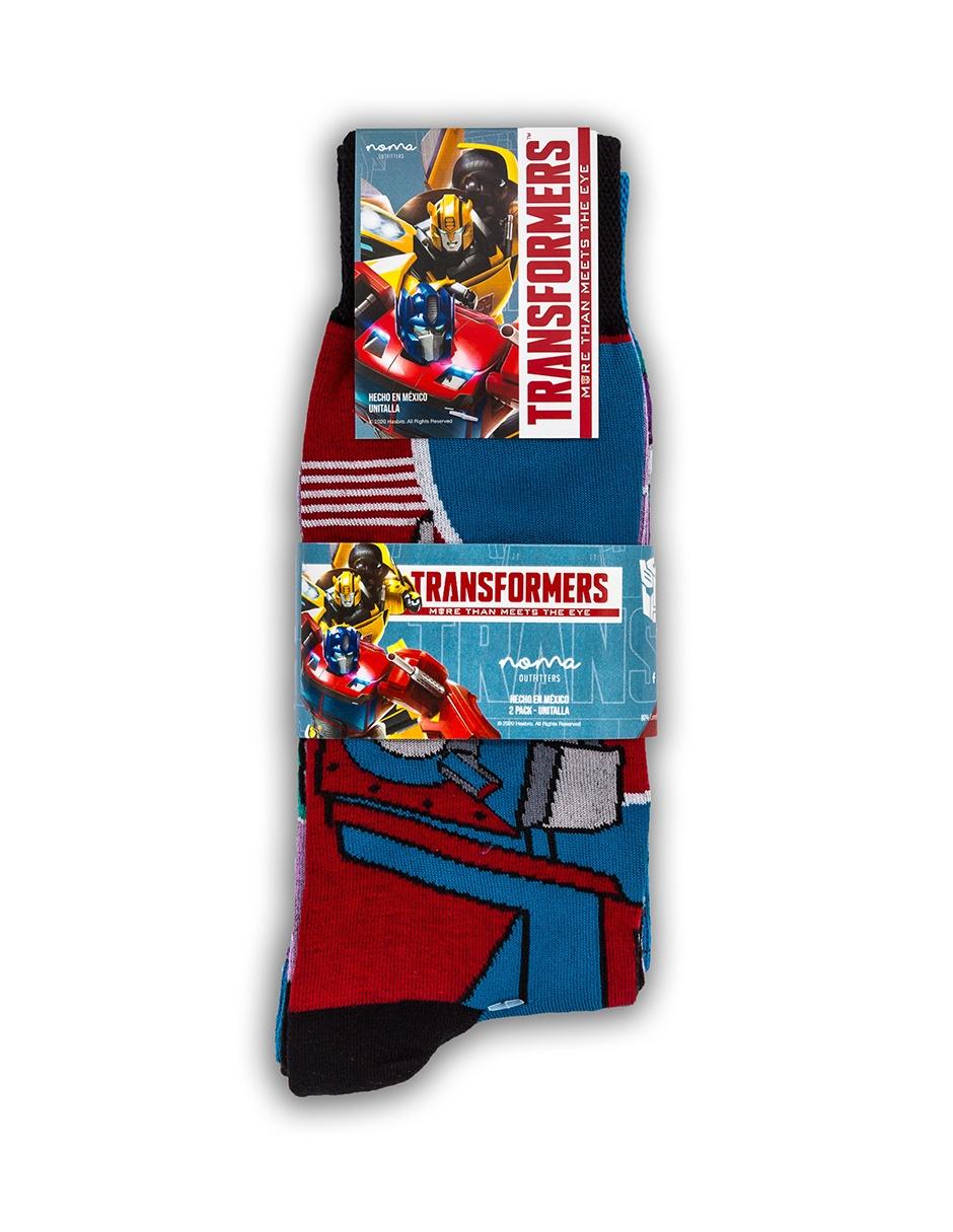 Set calcetín Transformers infantil 2 pares 13