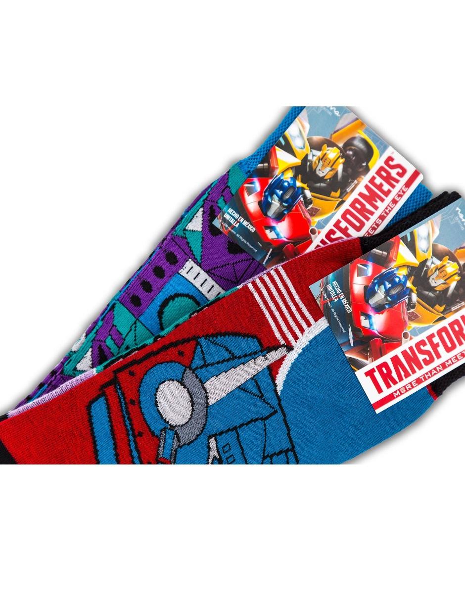 Set calcetín Transformers infantil 2 pares 8