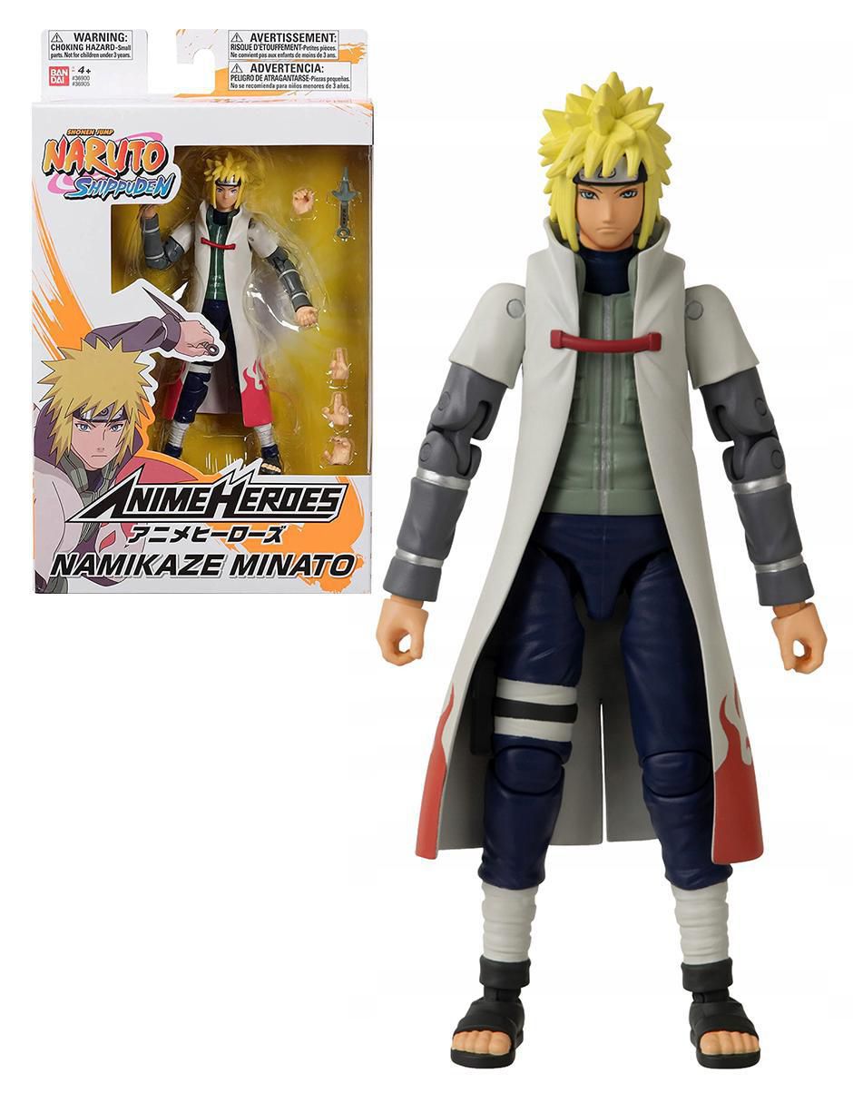 Figura de colección Dragon Ball Namikaze Minato Collectors Con movimiento 3