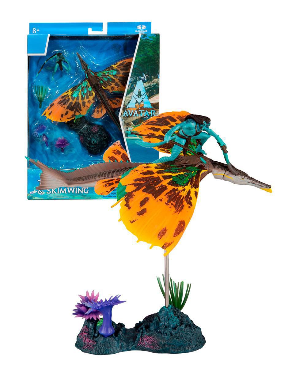 Figura de colección articulada Avatar: Way of Water Tonowari con Skimwing collectors