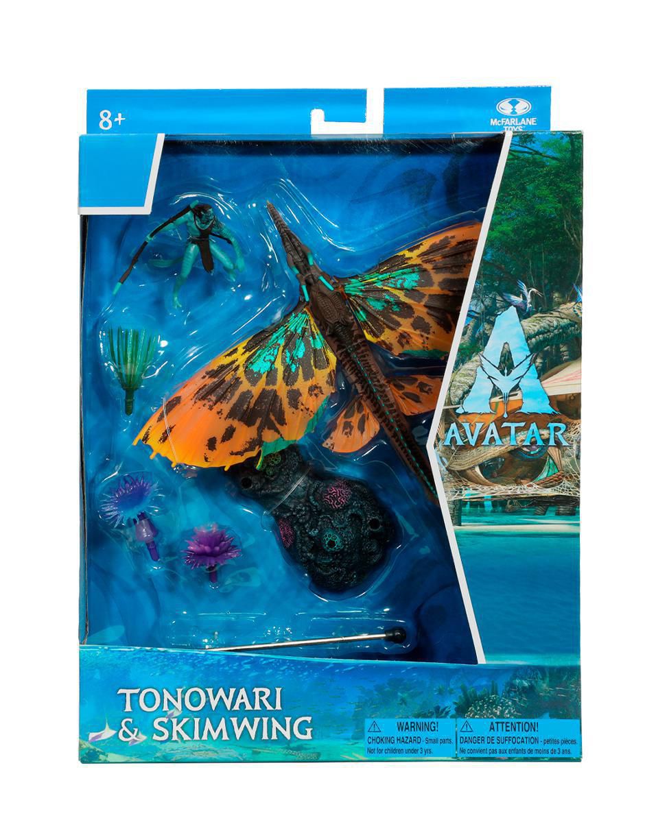 Figura de colección articulada Avatar: Way of Water Tonowari con Skimwing collectors