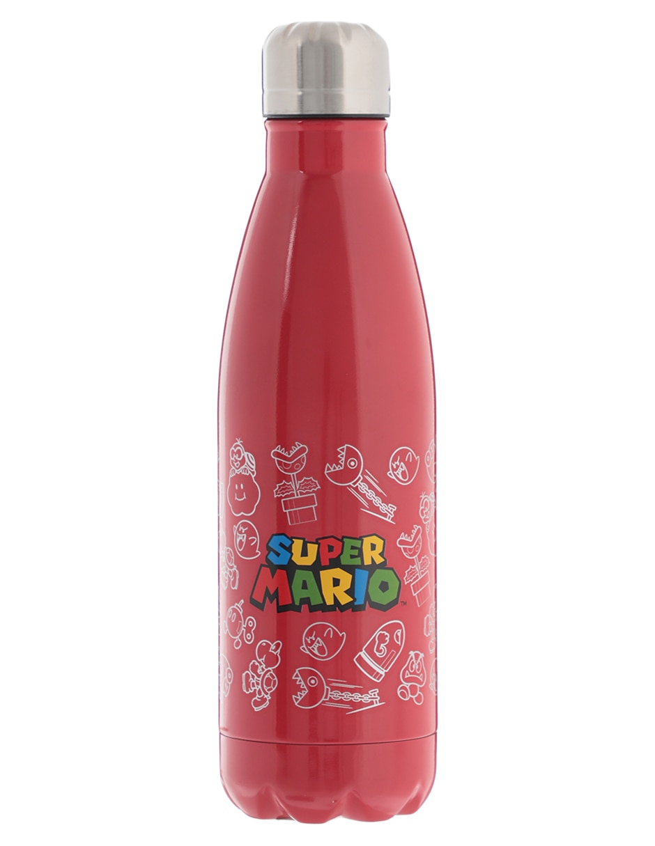 Botella de agua Nintendo mario bros de acero unisex
