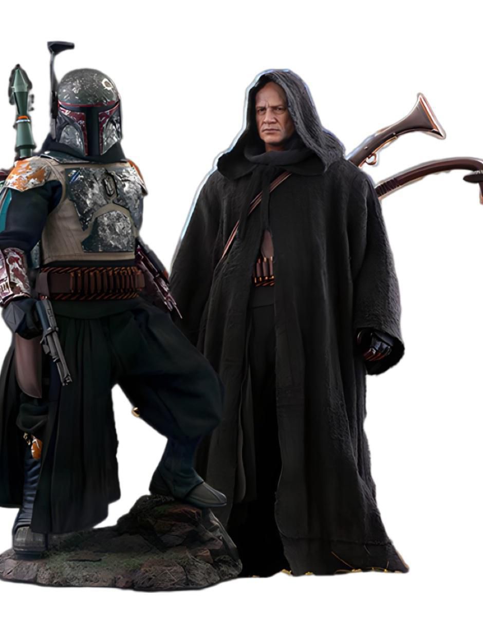 Figura de colección Star Wars The Mandalorian Boba Fett deluxe