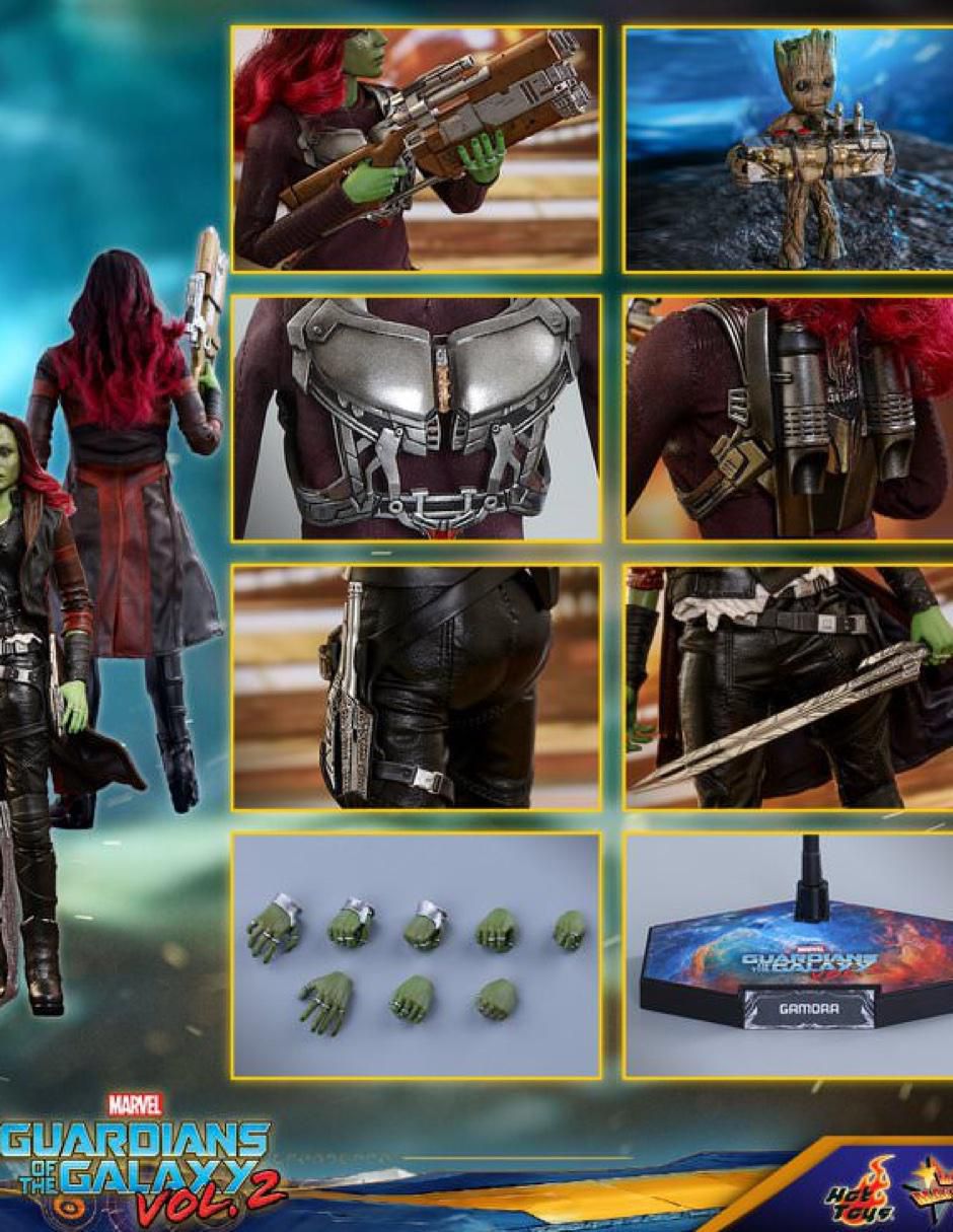 Figura de colección Guardians of the Galaxy Vol. 2 Gamora collectors 6