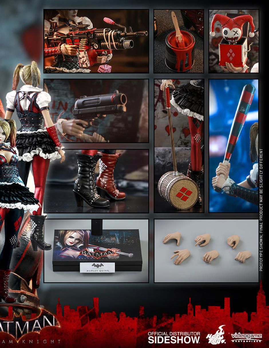 Figura de colección Arkham Asylum Harley Quinn collectors 8