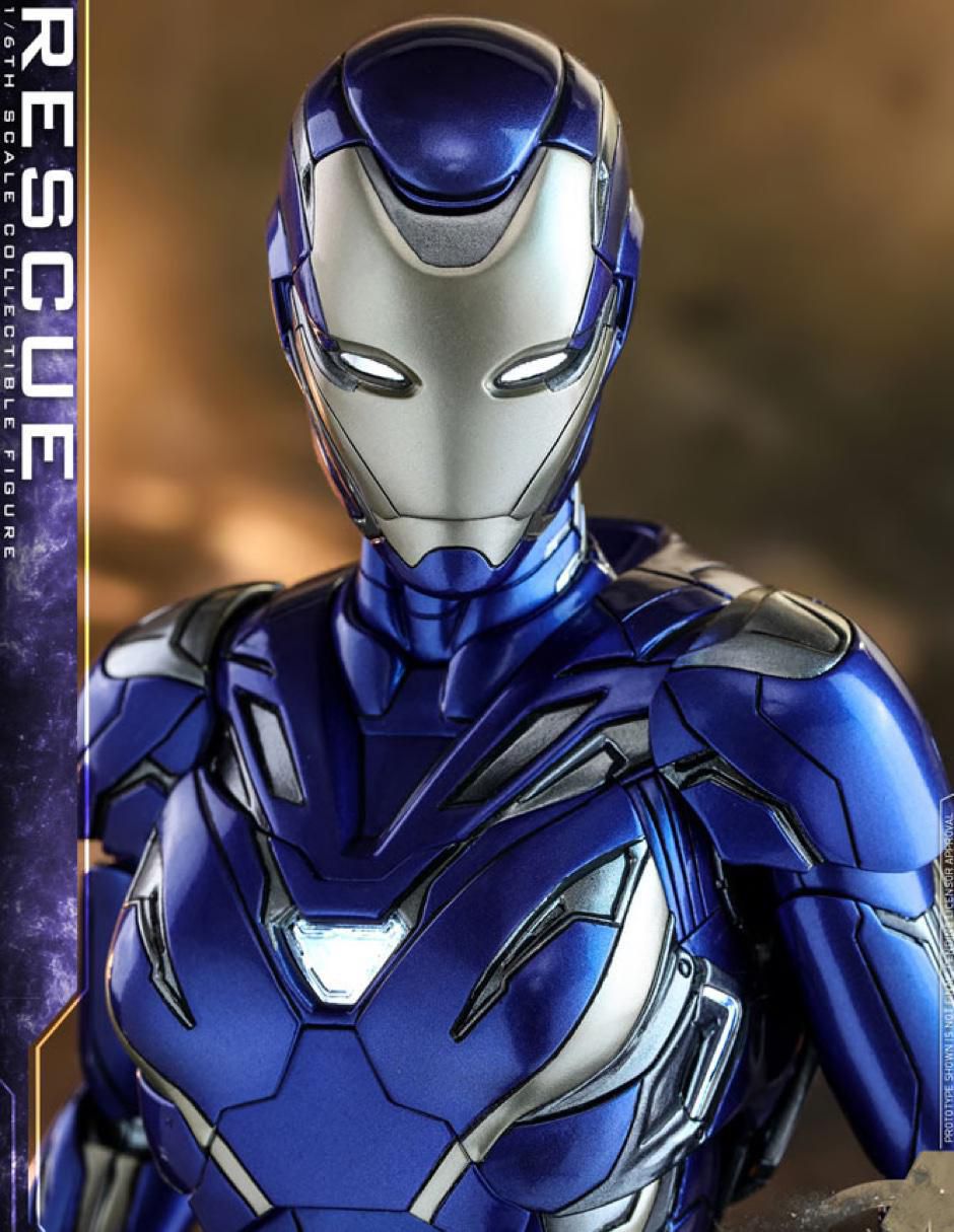Figura de colección Marvel Avengers Endgame Rescue deluxe con luz 7