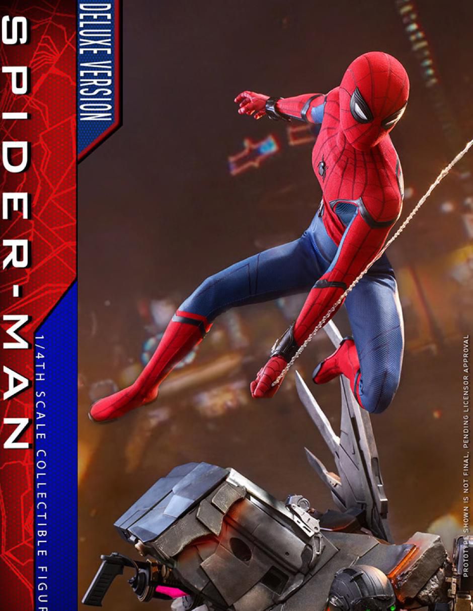 Figura de colección Marvel Spider-Man Homecoming especial con luz 5