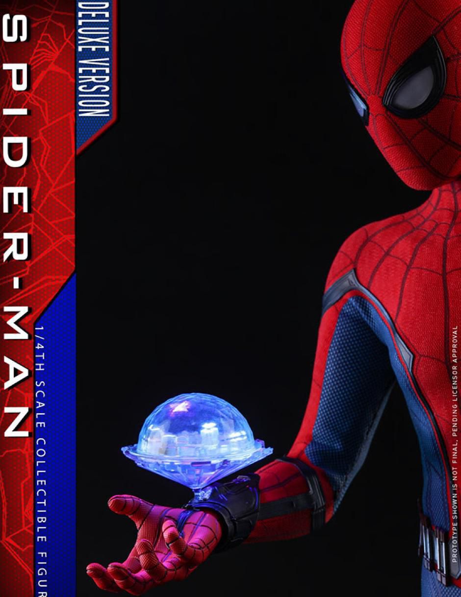 Figura de colección Marvel Spider-Man Homecoming especial con luz 9