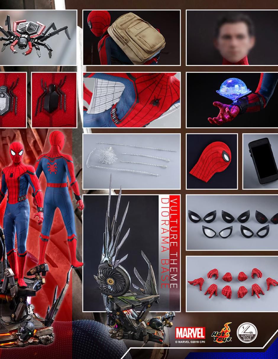 Figura de colección Marvel Spider-Man Homecoming especial con luz