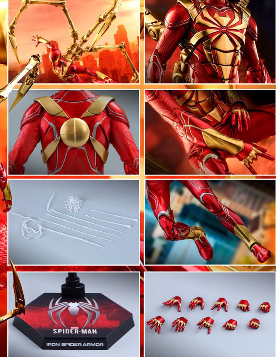 Figura de colección Marvel: Spider-Man Iron Spider deluxe