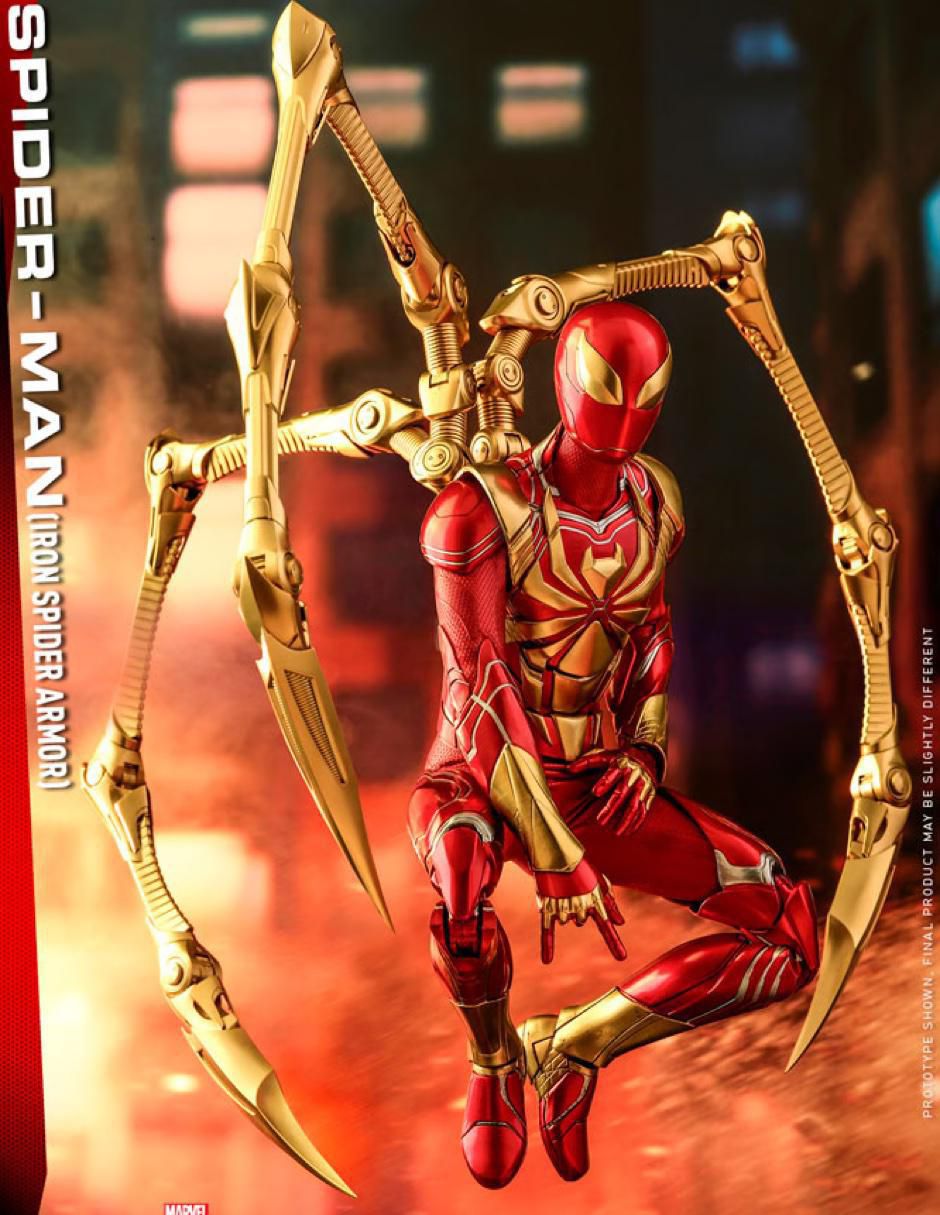 Figura de colección Marvel: Spider-Man Iron Spider deluxe