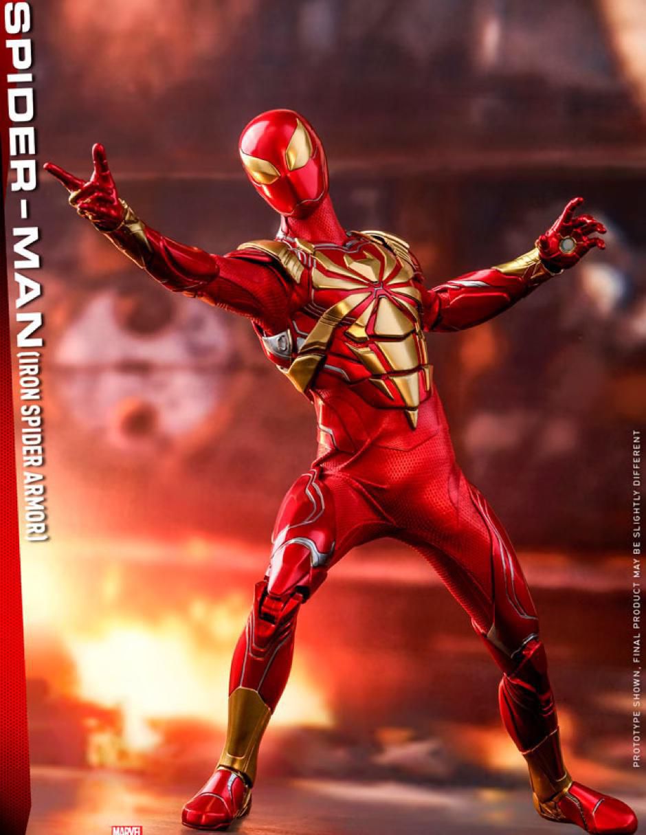Figura de colección Marvel: Spider-Man Iron Spider deluxe