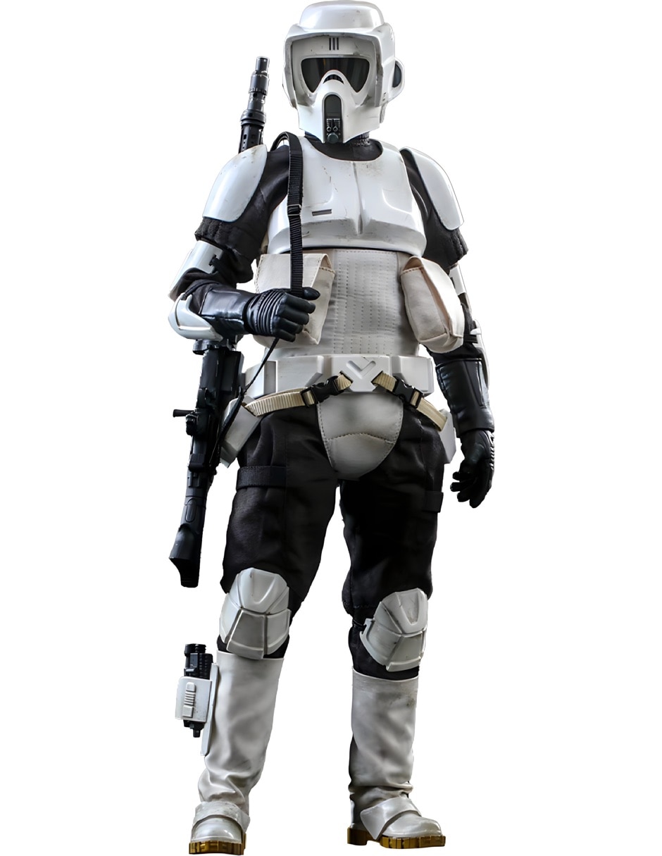 Figura de colección Star Wars Scout Trooper deluxe