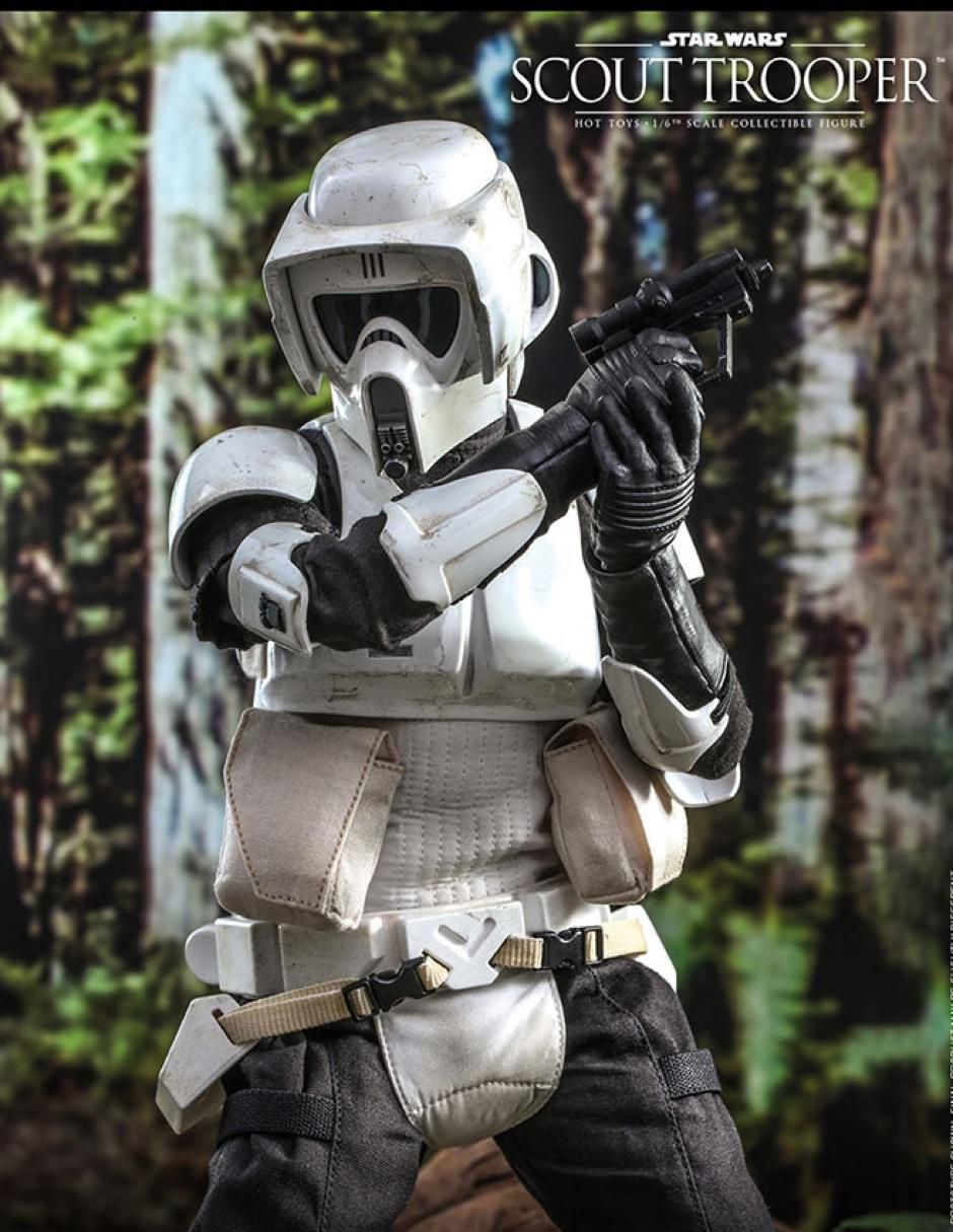 Figura de colección Star Wars Scout Trooper deluxe