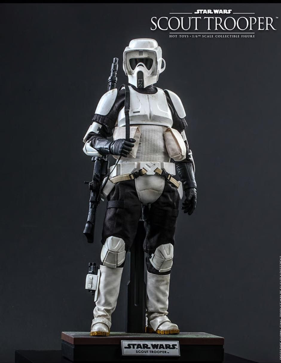 Figura de colección Star Wars Scout Trooper deluxe