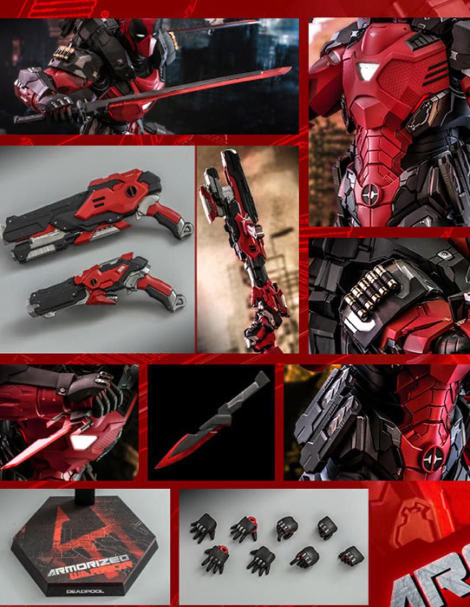 Figura de colección Marvel Deadpool collectors con luz 5