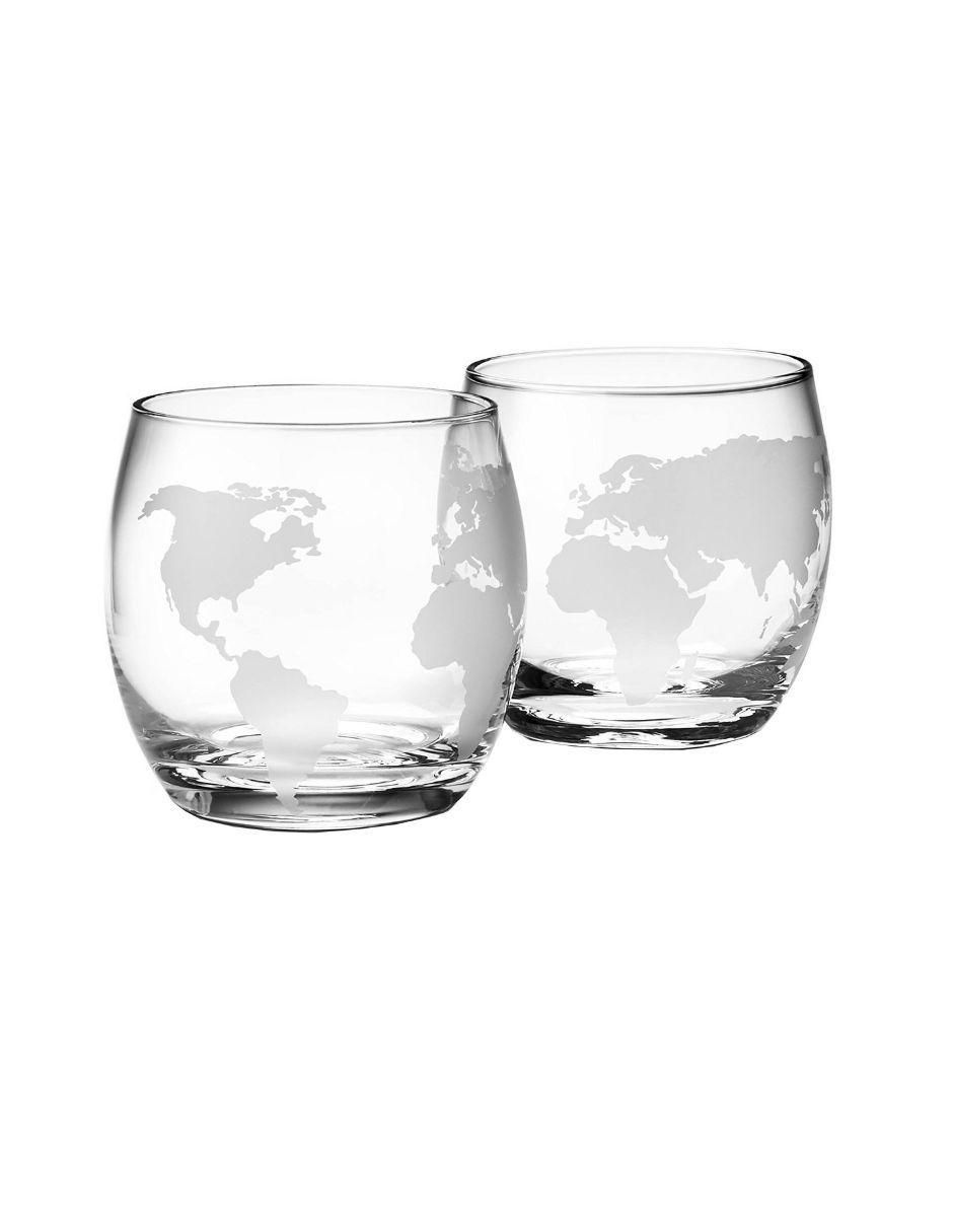 Set de vasos para agua de cristal con 2 piezas Set de vasos para agua de cristal con 2 piezas