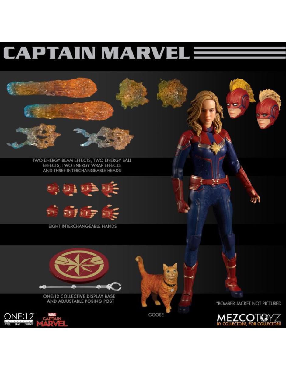 Figura de colección Marvel: Avengers Captain Marvel Deluxe 2