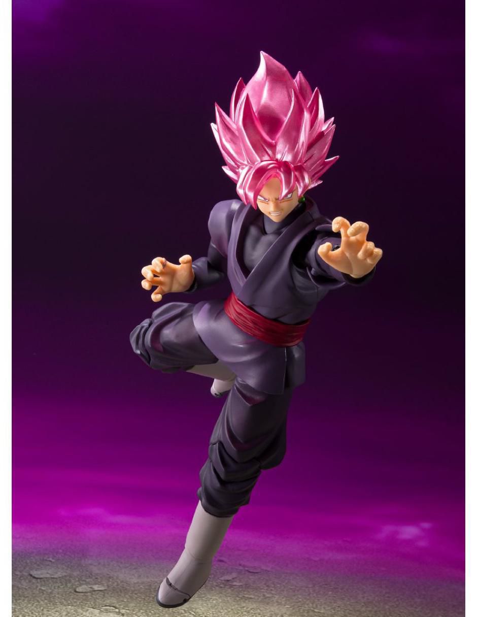 Figura de colección Dragon Ball Super Super Saiyan Rosé Goku Black Deluxe 4
