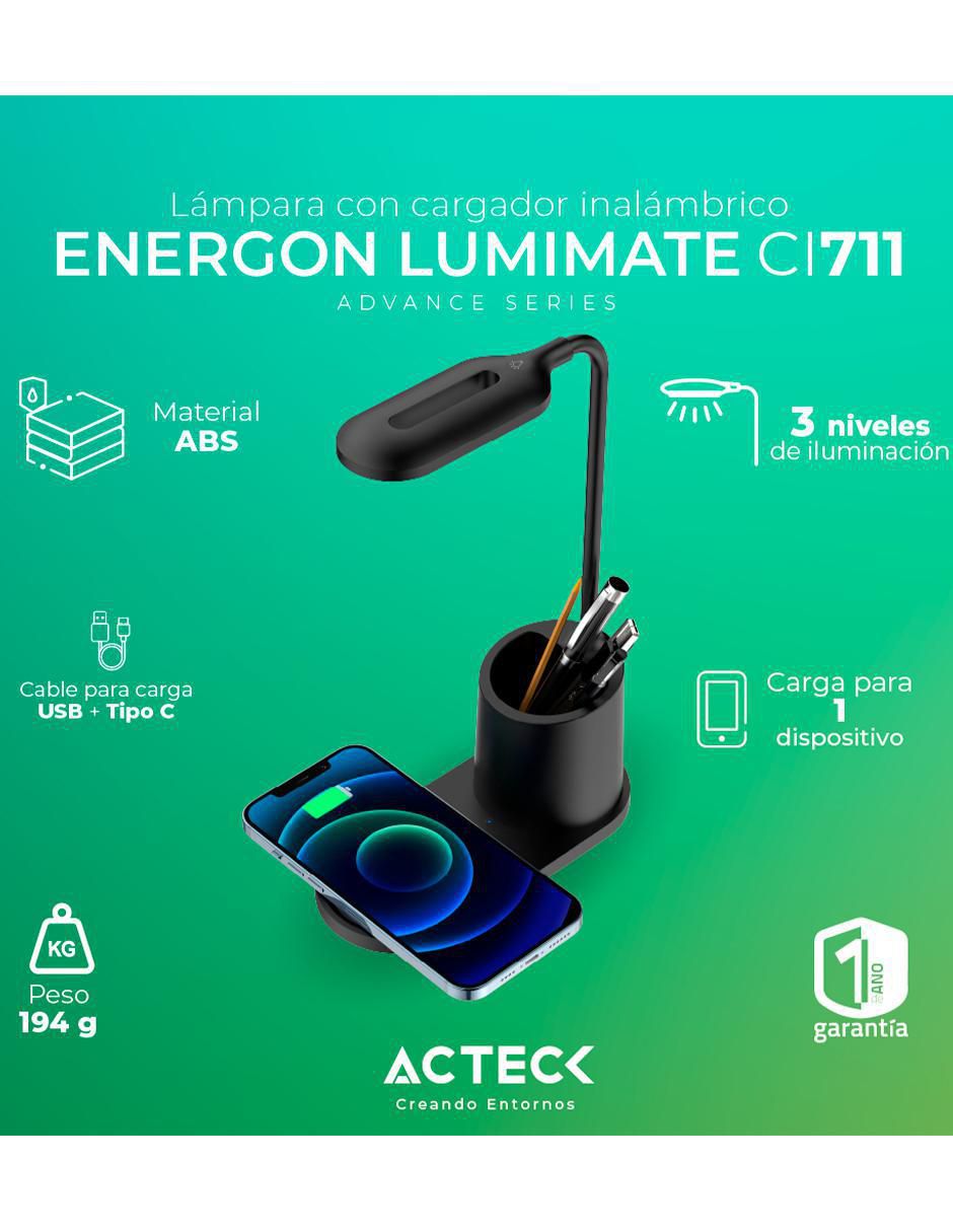 Lámpara de mesa Acteck led