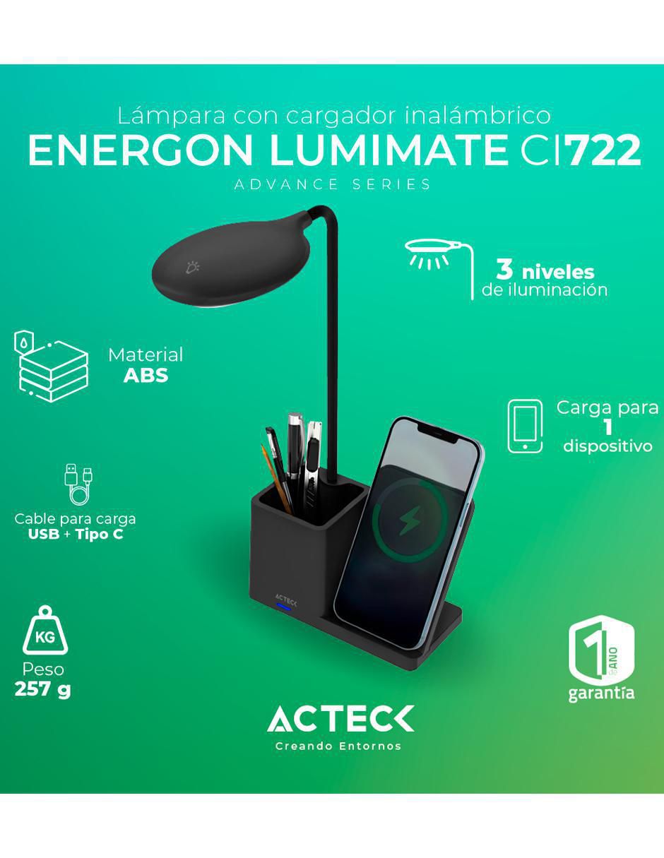Lámpara de mesa Acteck led