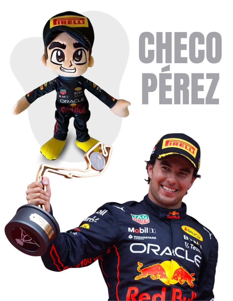 Peluche de Red Bull Racing Humano de 10 cm