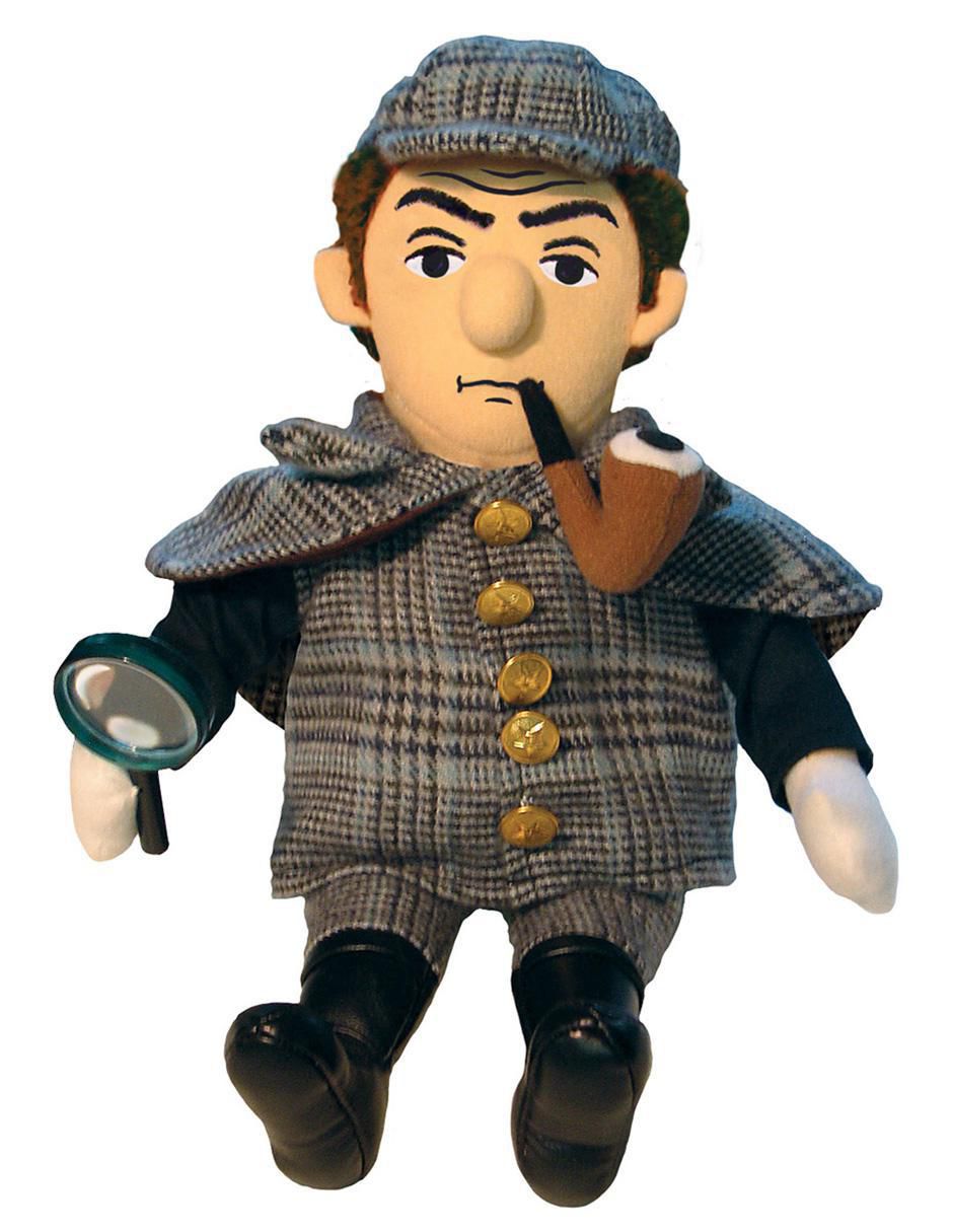 Peluche de Sherlock Holmes Muñeco de 12 cm