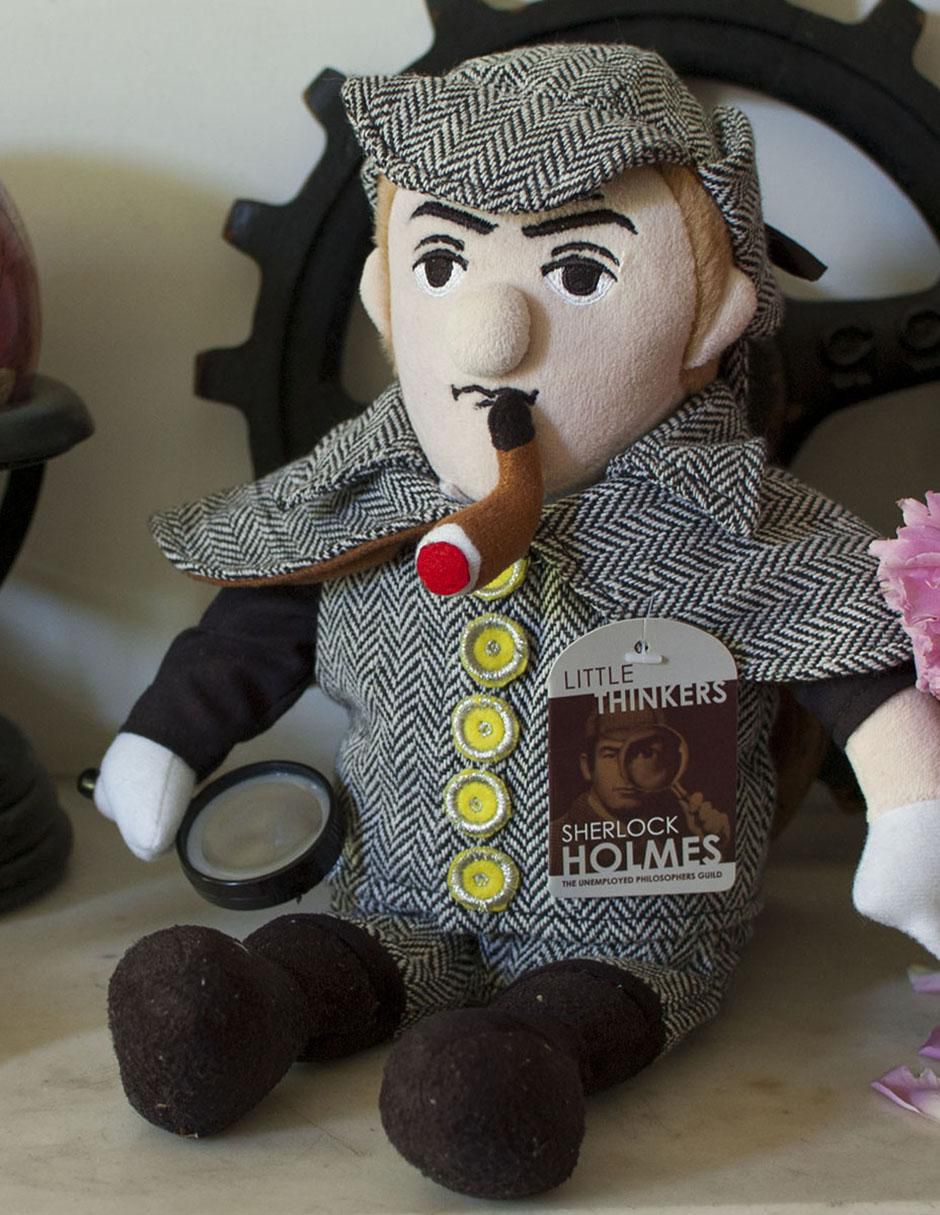 Peluche de Sherlock Holmes Muñeco de 12 cm