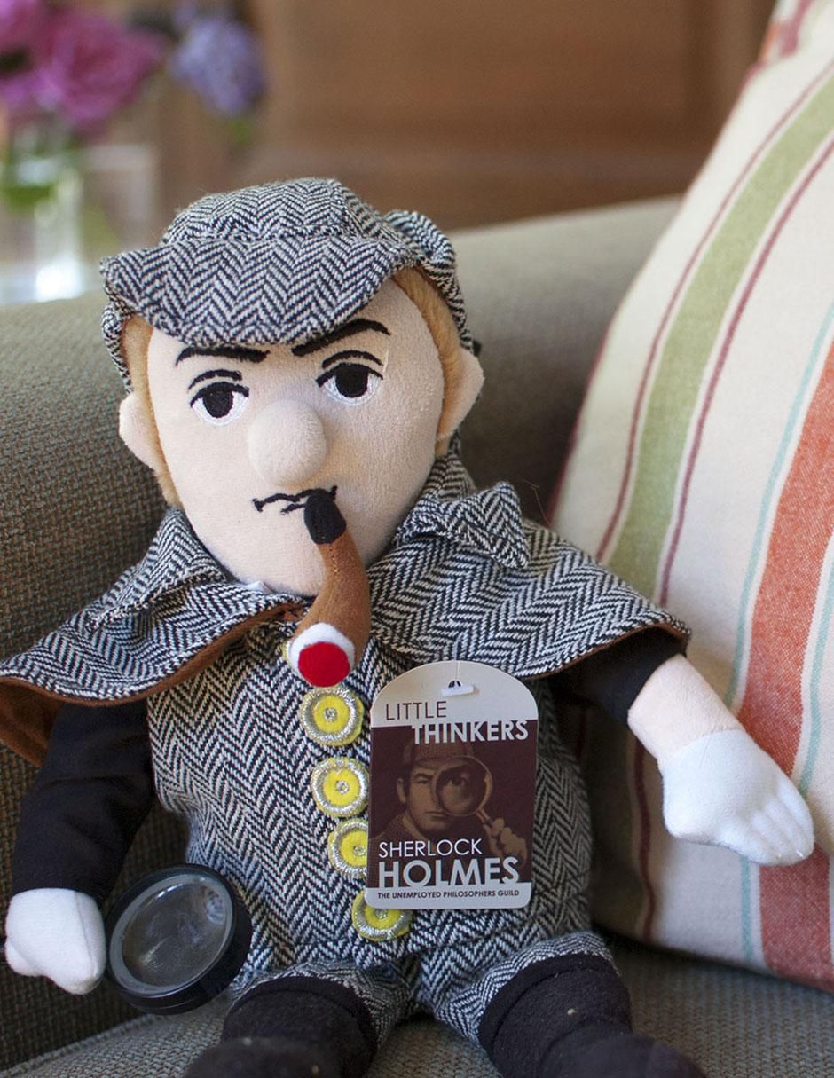 Peluche de Sherlock Holmes Muñeco de 12 cm