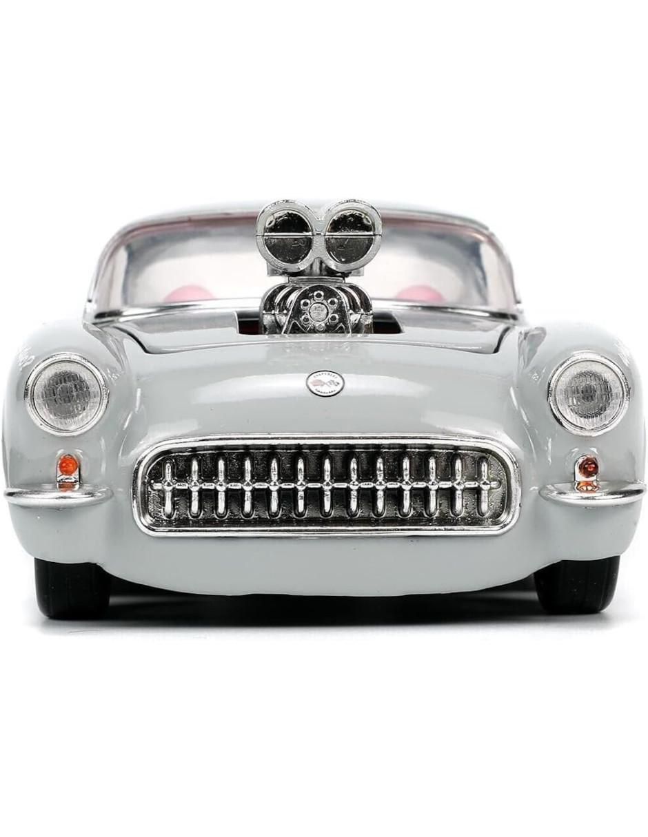 Automóvil deportivo Jada Toys chevrolet corvette 1957 Bugs Bunny