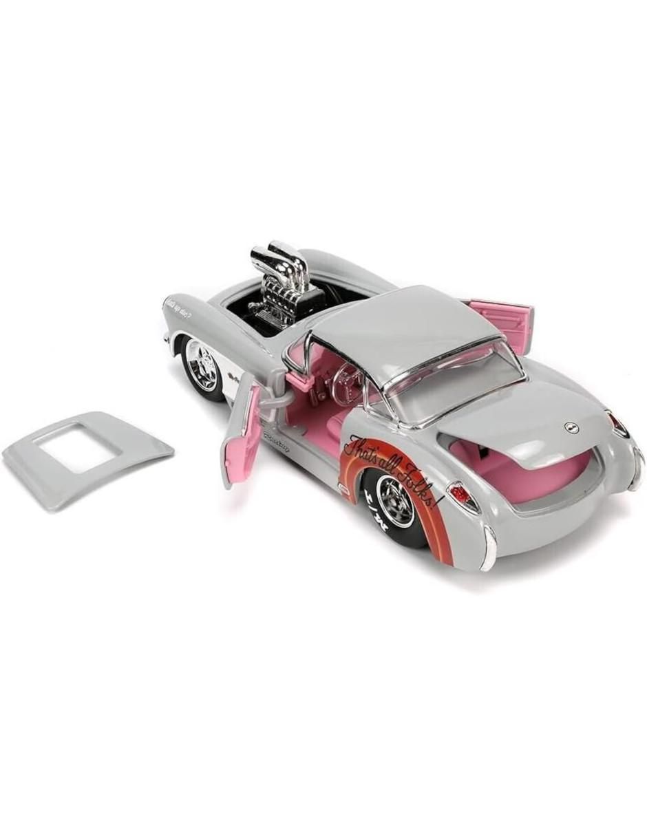 Automóvil deportivo Jada Toys chevrolet corvette 1957 Bugs Bunny