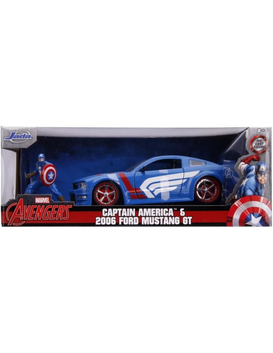 Automóvil deportivo ford mustang gt 2006 Capitán América Automóvil deportivo ford mustang gt 2006 Capitán América
