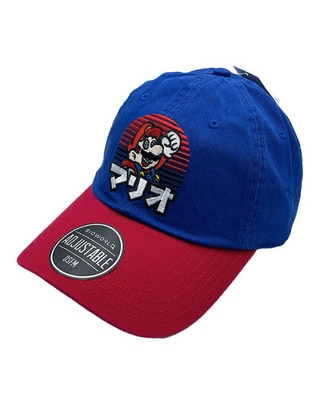 Gorra con visera curva correa ajustable Kanji Super Mario infantil 1