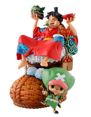 Figura de colección One Piece Luffy Bandai Tamashi