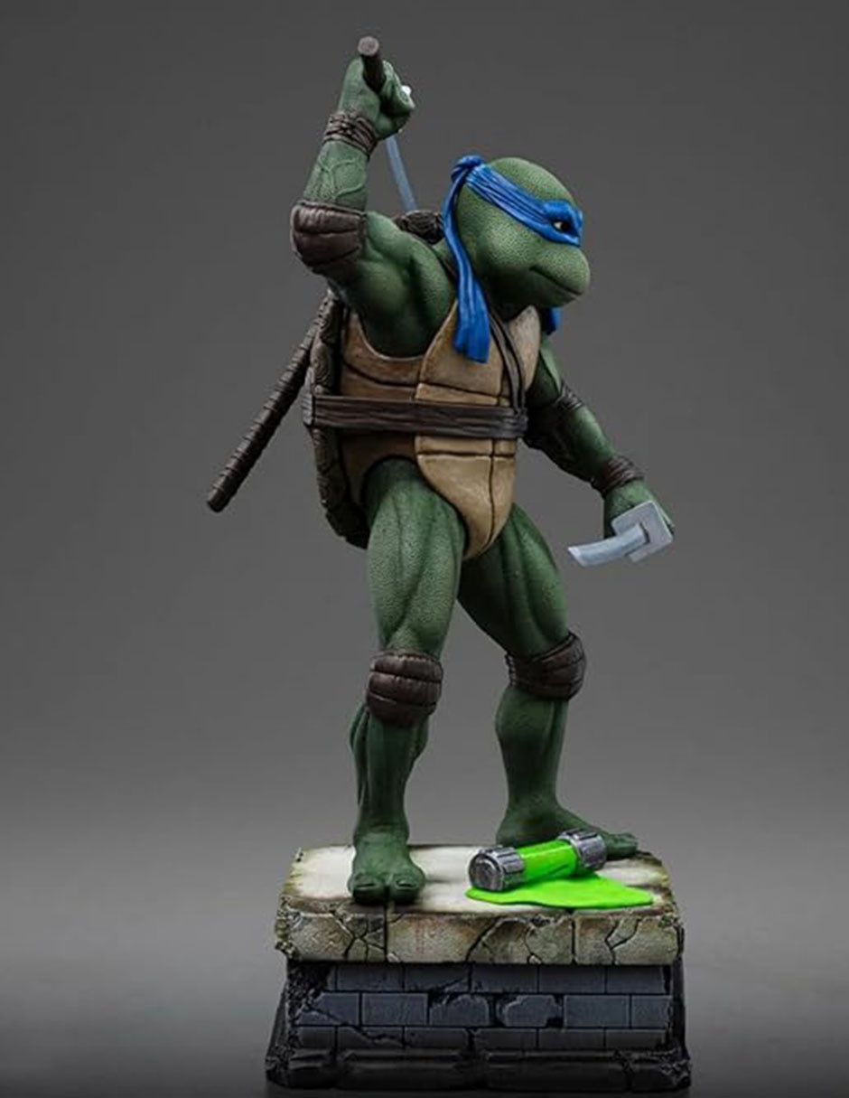 Escultura de Leonardo Iron Studios