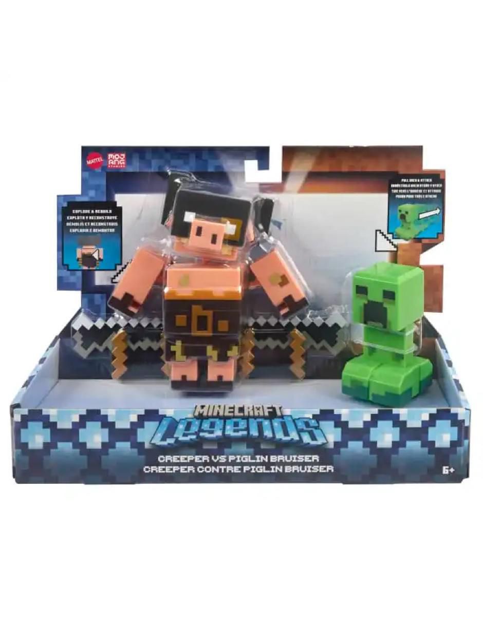 Set figuras acción articulada Minecraft Legends Collectors 2