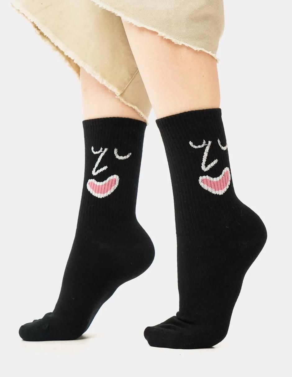 Calcetines Emojiblack de poliéster infantil 4