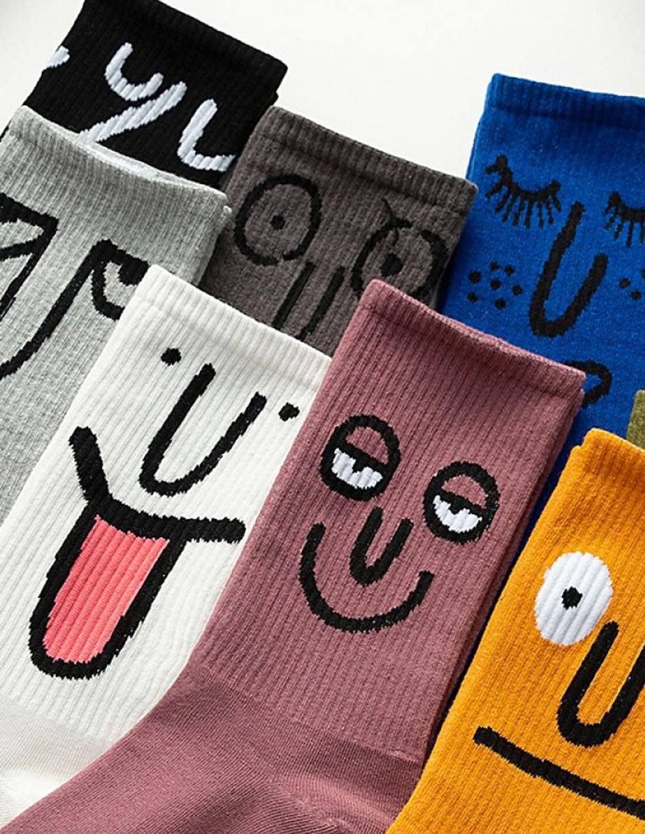 Calcetines Emojiblack de poliéster infantil 3