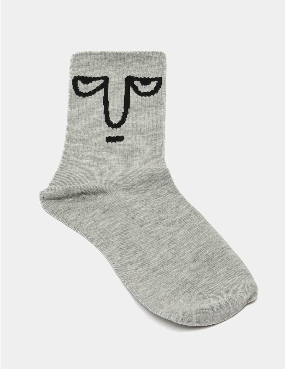 Calcetines antiderrapante Emojigrey de poliéster infantil 5