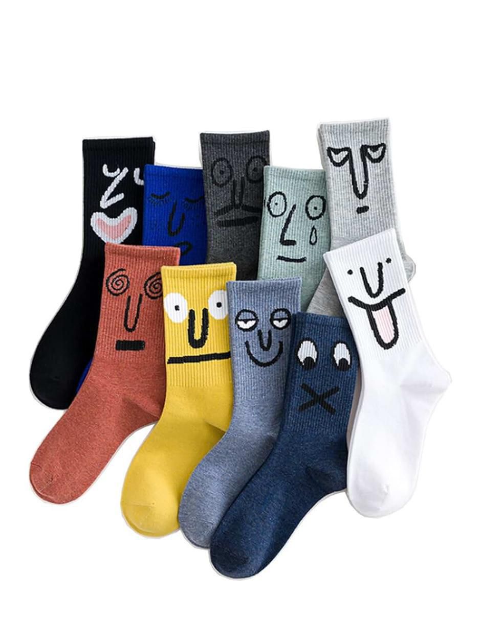 Calcetines antiderrapante Emojigrey de poliéster infantil 2