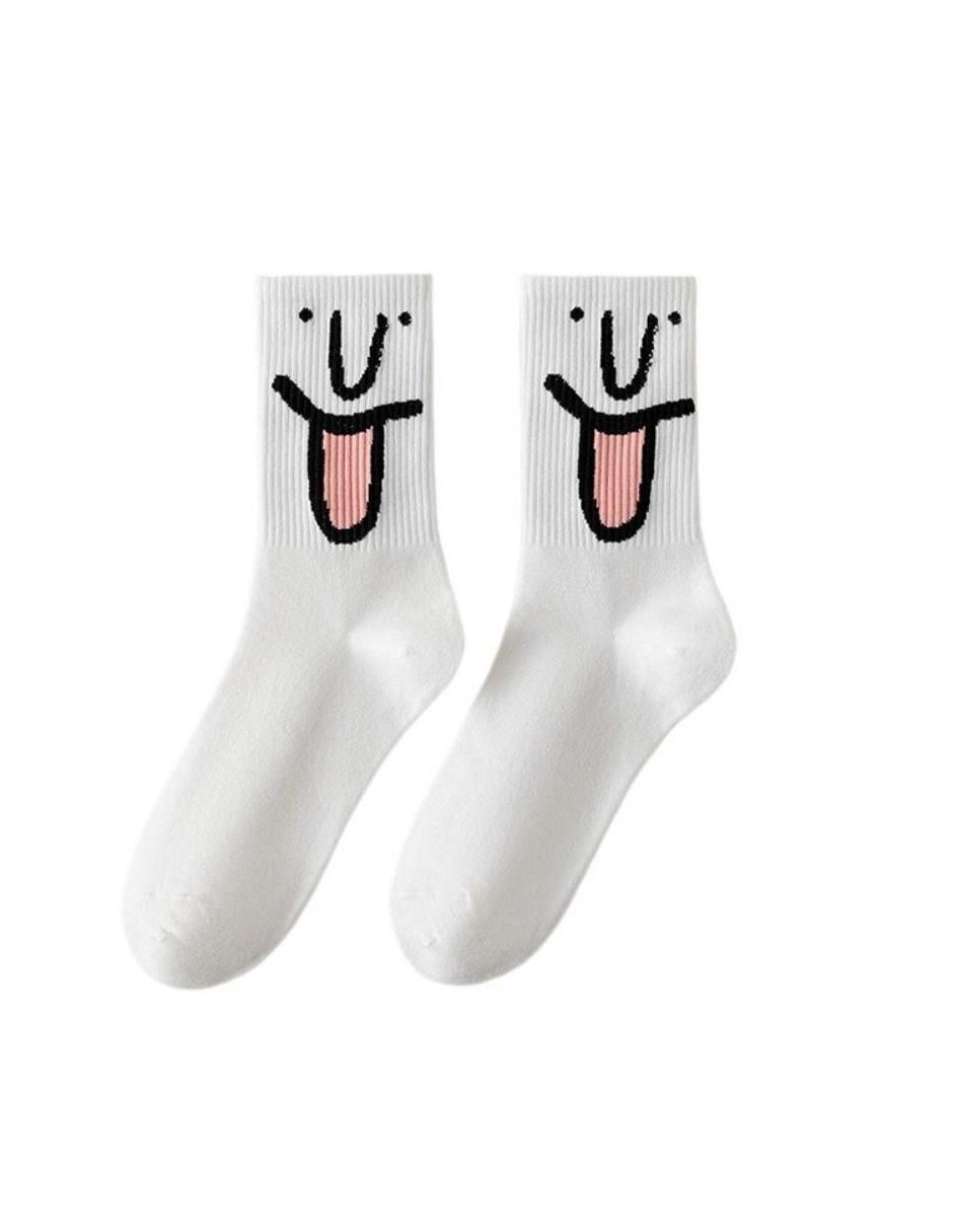 Calcetines Emoji de poliéster infantil Calcetines Emoji de poliéster infantil
