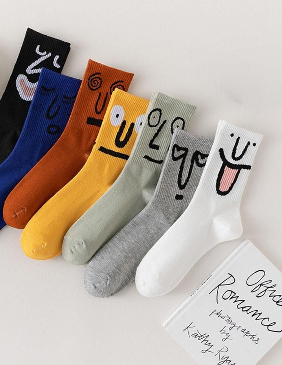 Calcetines Emoji de poliéster infantil 4