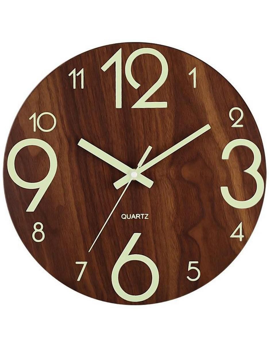 Reloj de pared de madera Reloj de pared de madera