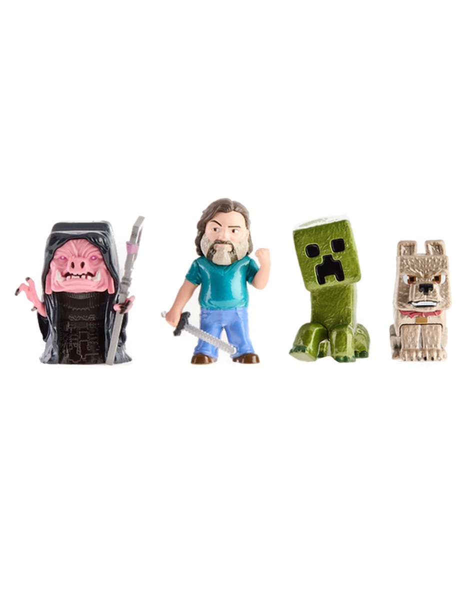 Set figura de colección Steve, Creeper, Dennis, Malgosha Set figura de colección Steve, Creeper, Dennis, Malgosha