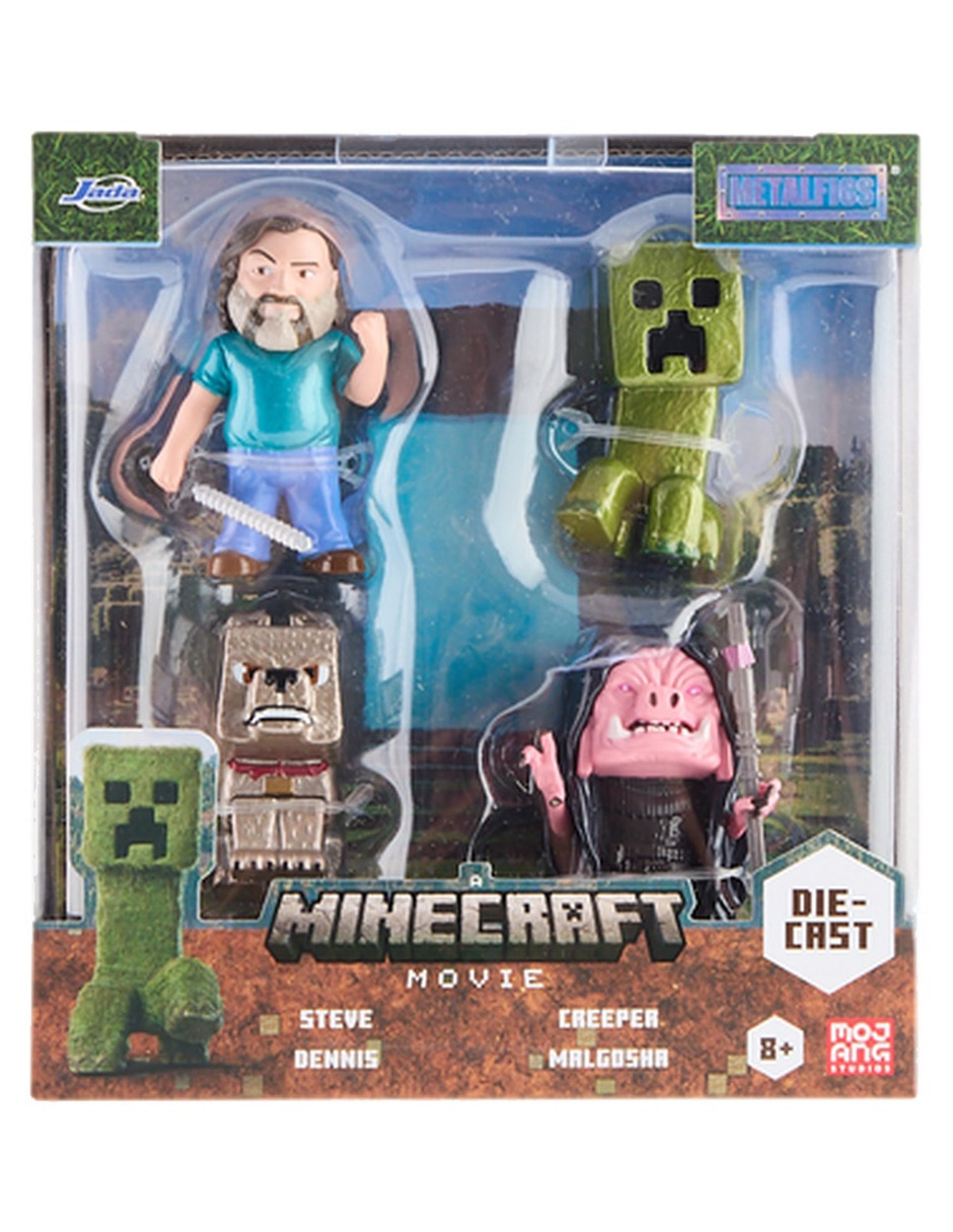 Set figura de colección Steve, Creeper, Dennis, Malgosha 4