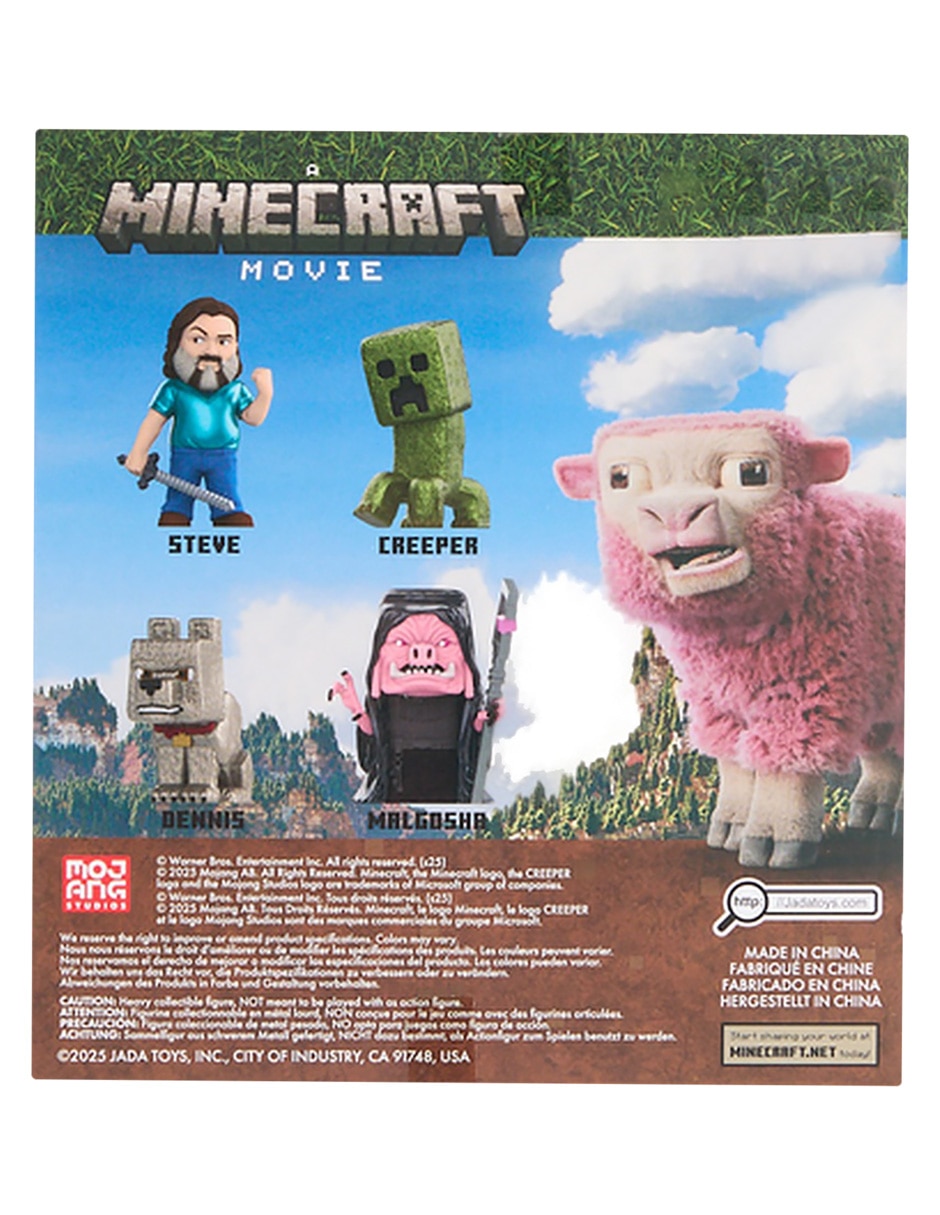 Set figura de colección Steve, Creeper, Dennis, Malgosha 5