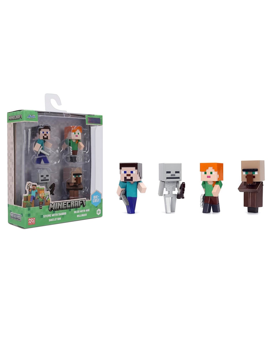 Set figuras acción Minecraft
