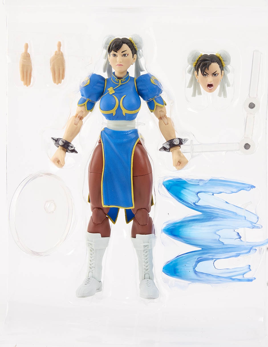Set figuras acción articulada Street Fighter Chun Li Set figuras acción articulada Street Fighter Chun Li