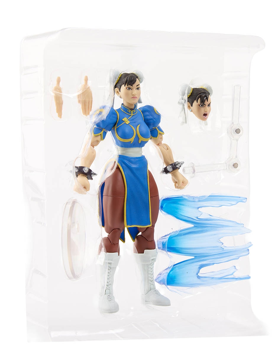 Set figuras acción articulada Street Fighter Chun Li